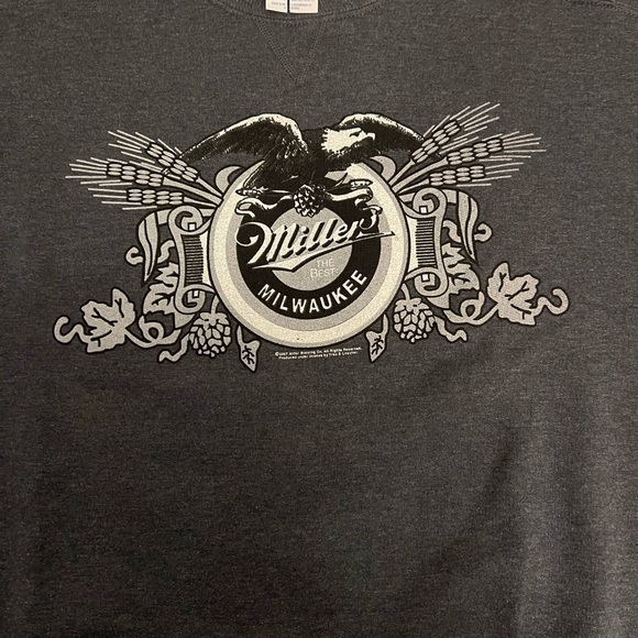 Miller Beer Crew Neck Long Sleeve - Picture 2 of 5